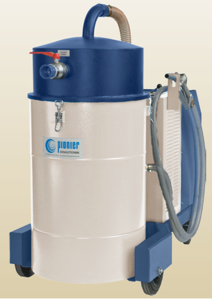 HYDROvac do cieczy, wody, oleju, emulsji i wiórów od 3kw do 5,5 kw.